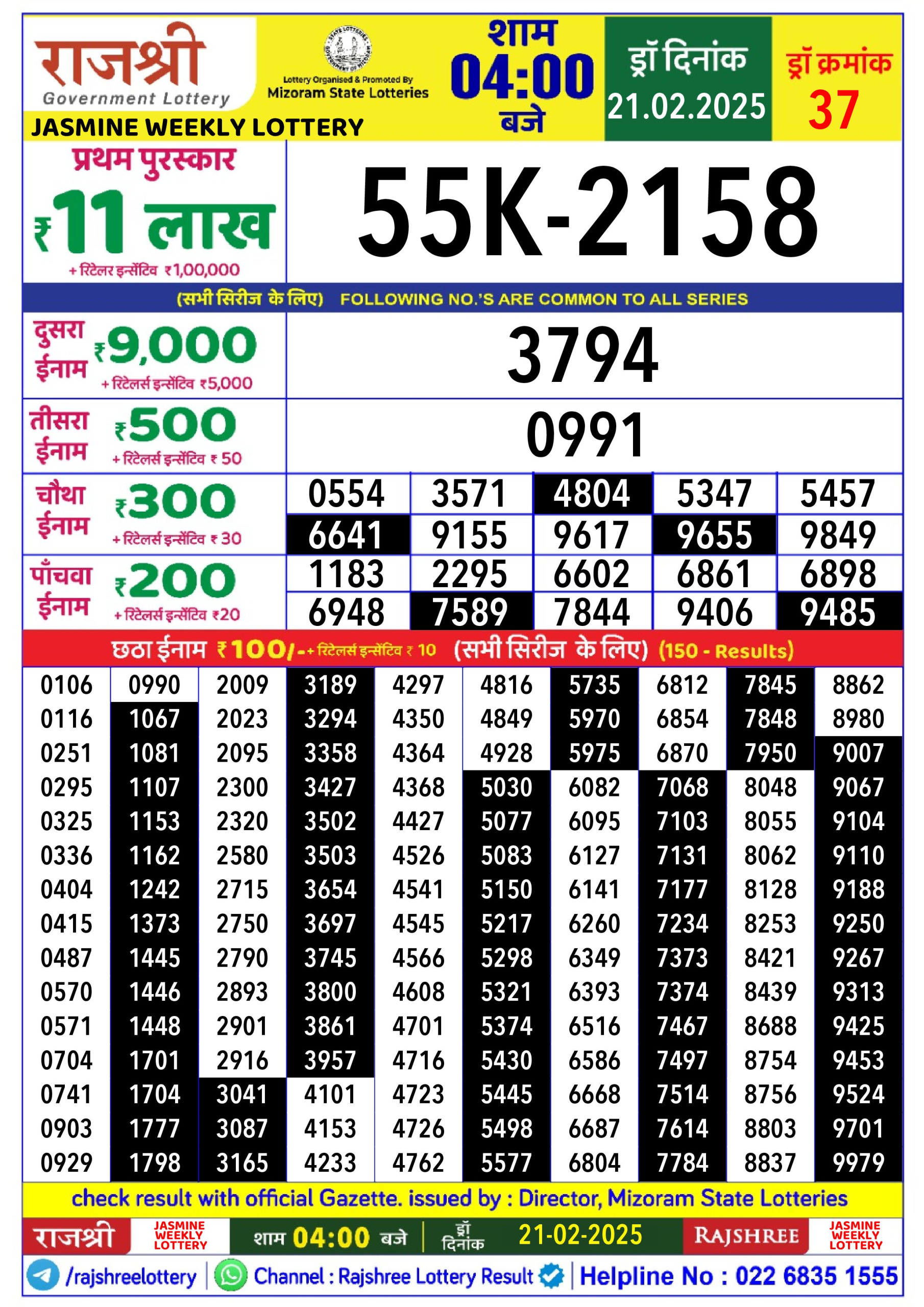 लाटरी सम्बाद टुडे