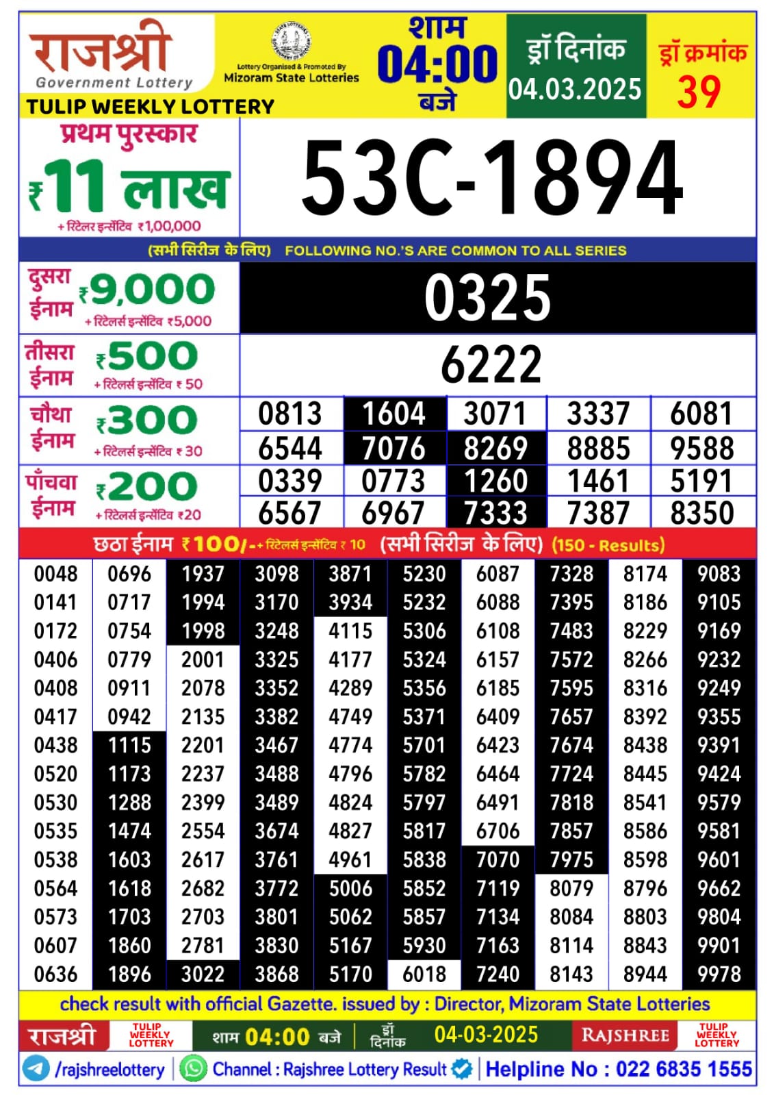 लाटरी सम्बाद टुडे